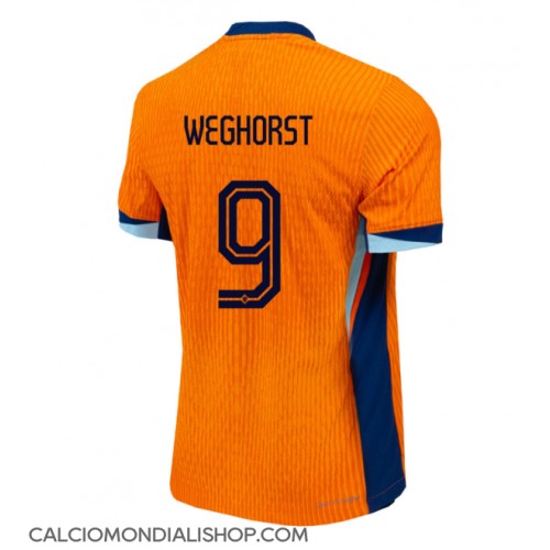 Maglie da calcio Olanda Wout Weghorst #9 Prima Maglia Europei 2024 Manica Corta